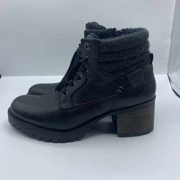 Bull Boxer Cassie Women's Biker Combat Boots Size 9M - Picture 1 of 8
